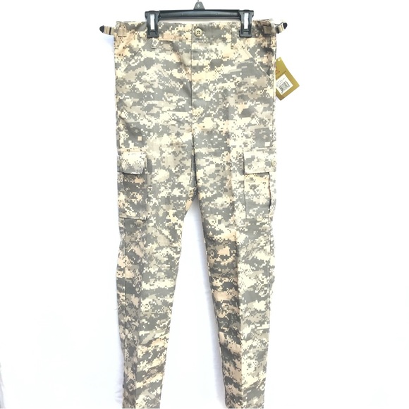 NWT L JR G.I Boys Kids Military Camo Camouflage Pants - Picture 1 of 10